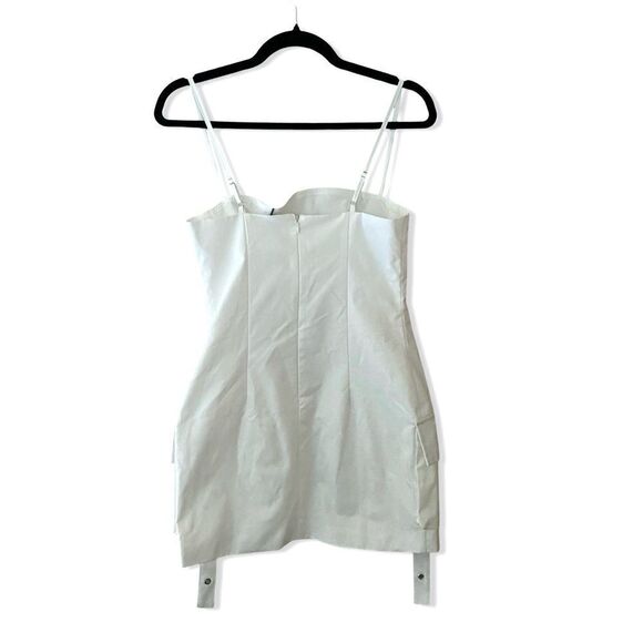 Superdown Wrenlee Mini Dress in White cargo pocket Revolve new S - Picture 4 of 10